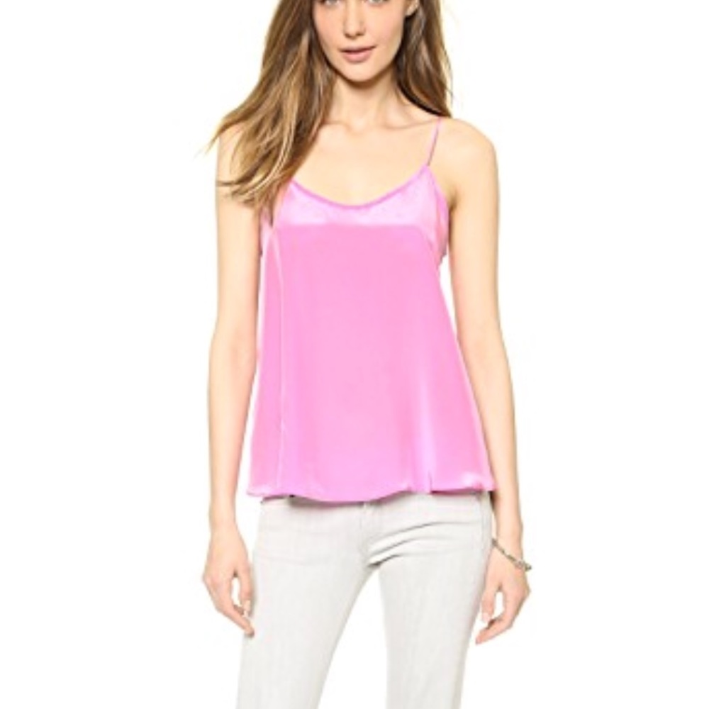 Myne Jenn A line tank top camisole straps pink